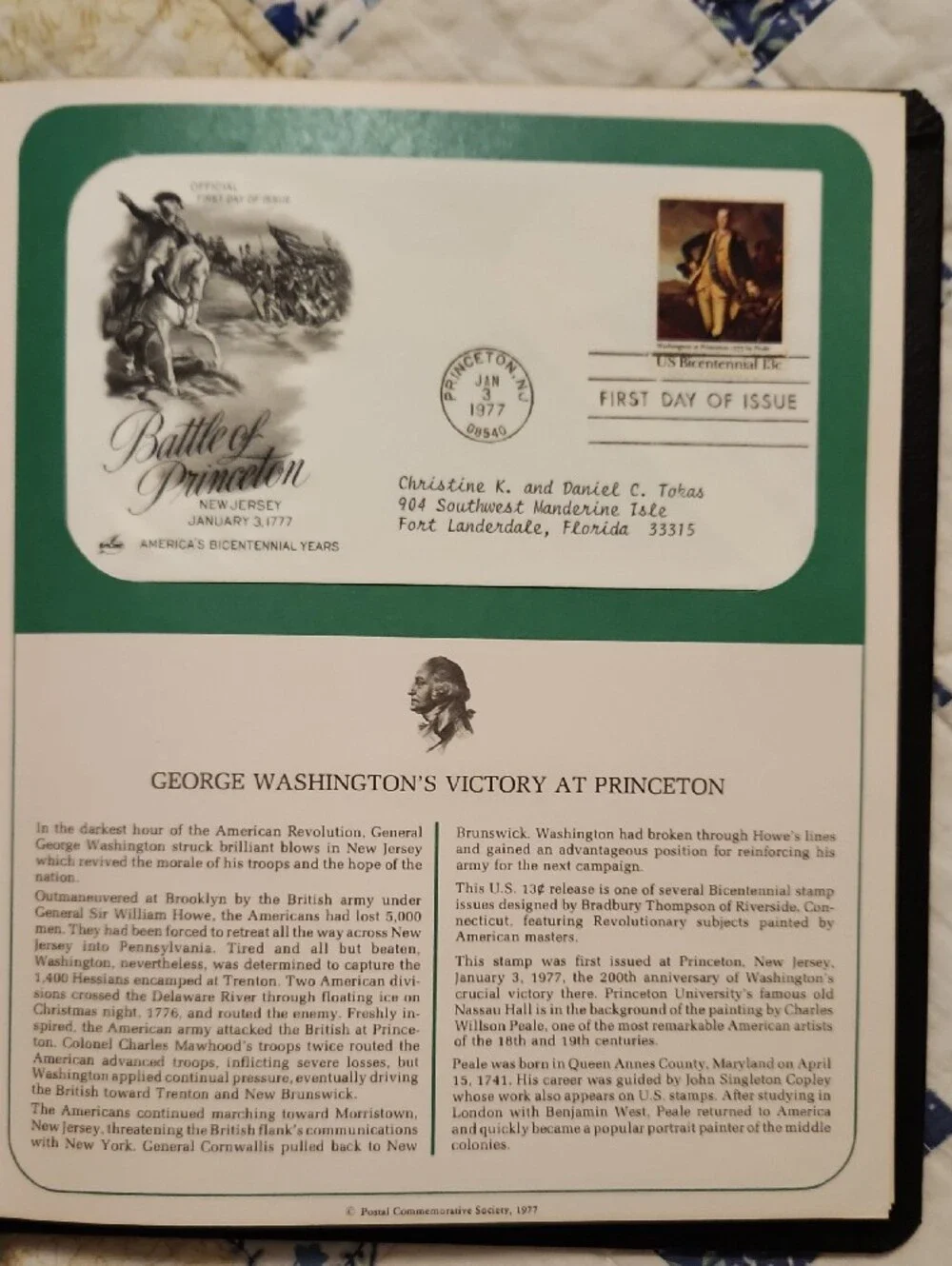 U.S. First Day Covers & Special Covers Collector Album - Black